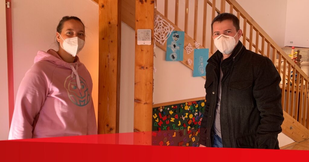 CO2-Sensoren f&uuml;r die Volksschule und Kindergarten Neuhaus