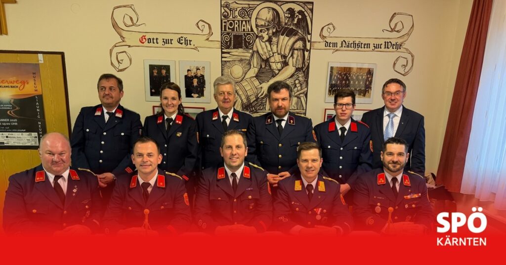 Jahreshauptversammlung der Freiwilligen Feuerwehr Bach