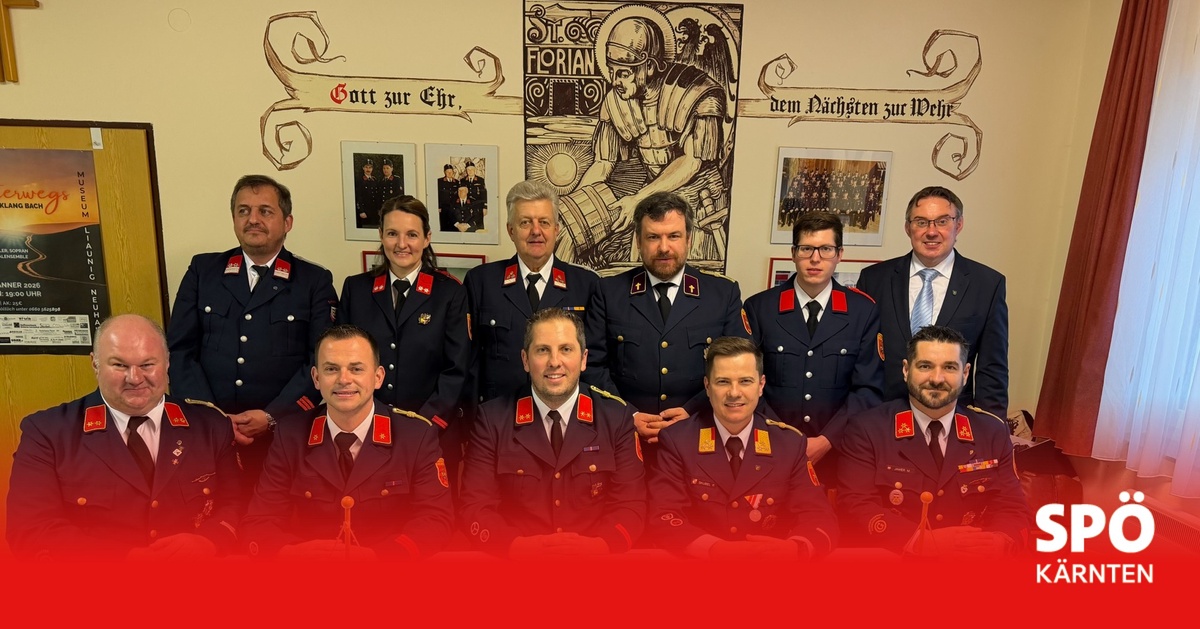 Jahreshauptversammlung der Freiwilligen Feuerwehr Bach